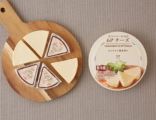 【ローソン】カマンベール入り　6Pチーズ