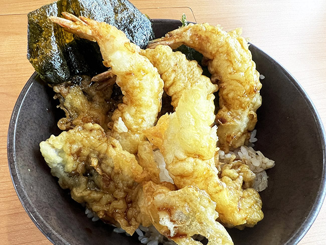 くら寿司平日限定ランチ「えび天と季節の天丼」