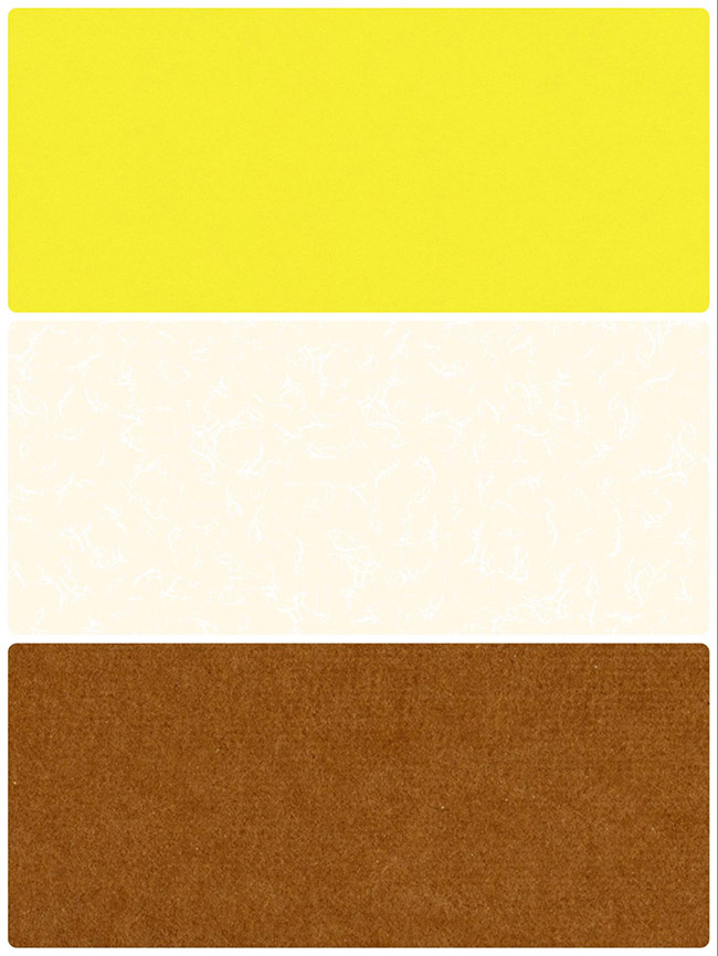 黄色×生成（きなり）×茶色