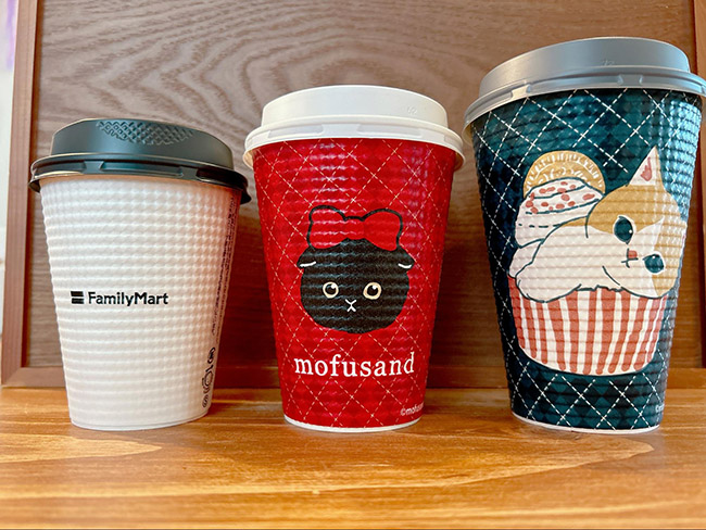 ファミリーマートのホットコーヒーは、S、M、Lの3種類